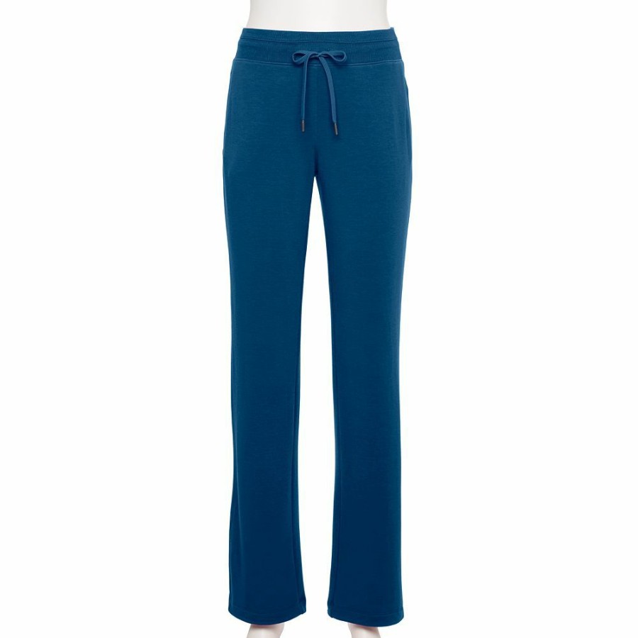 Clothing * | Women'S Tek Gear French Terry Straight-Leg Pants