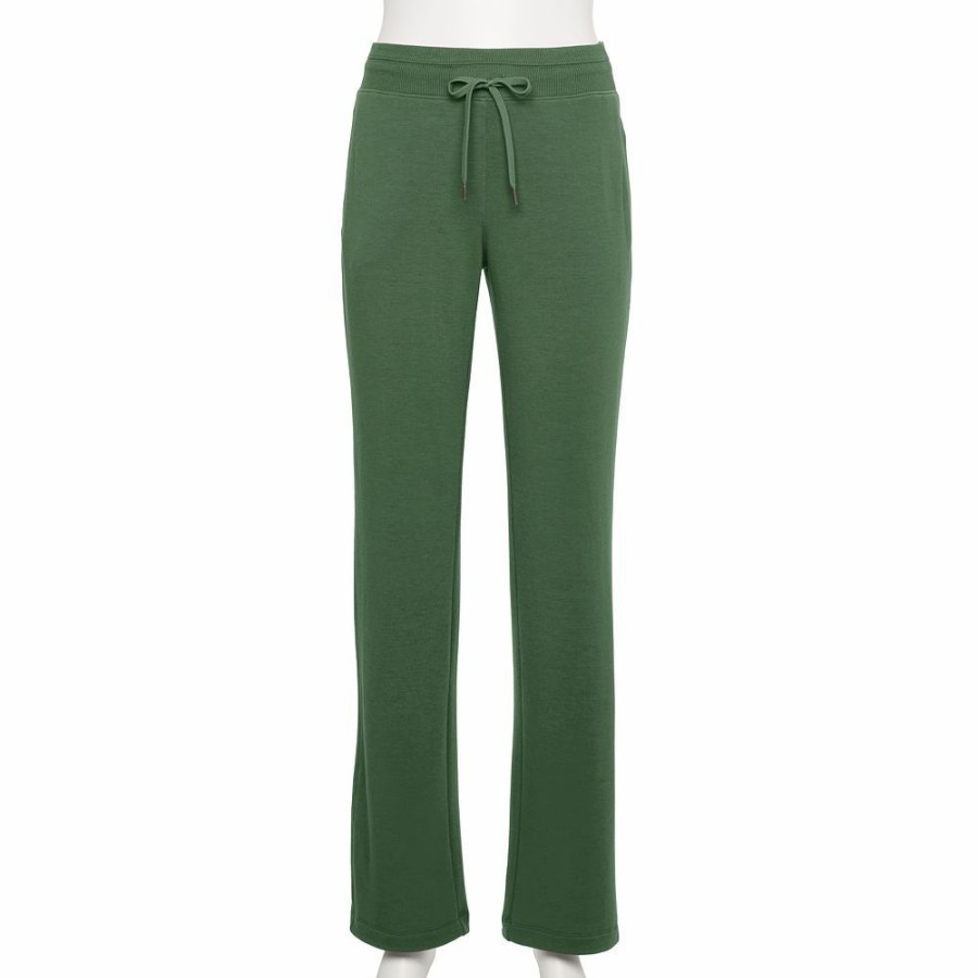 Clothing * | Women'S Tek Gear French Terry Straight-Leg Pants