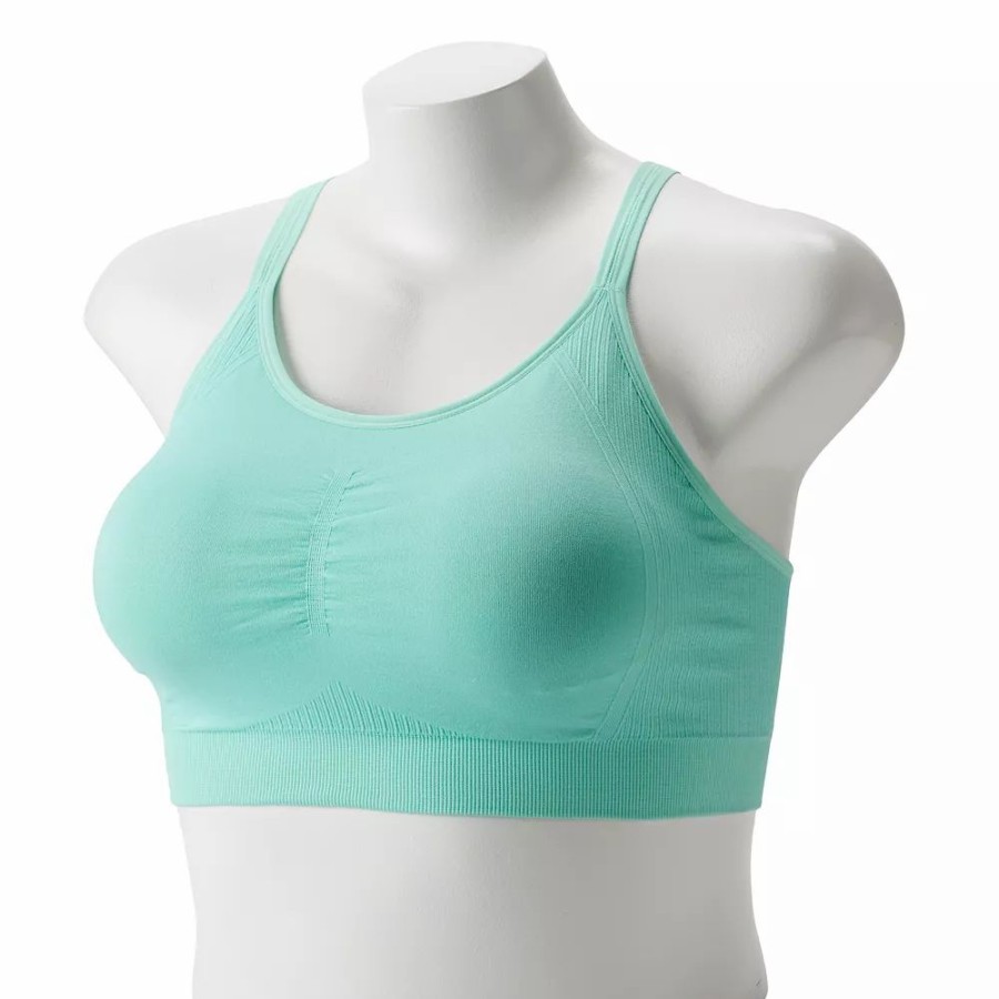 Clothing * | Plus Size Tek Gear Seamless Low-Impact Sports Bra