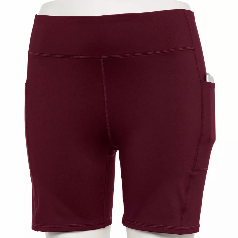 Clothing * | Plus Size Tek Gear Core 7-In. High-Waisted Bike Shorts