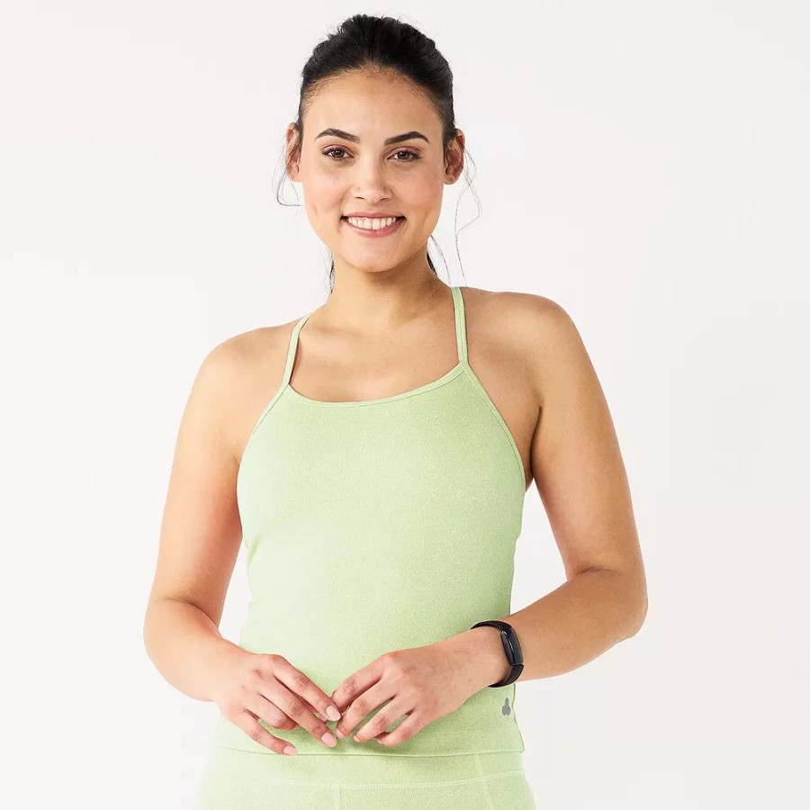 Clothing * | Women'S Tek Gear Brushed Strappy Tank