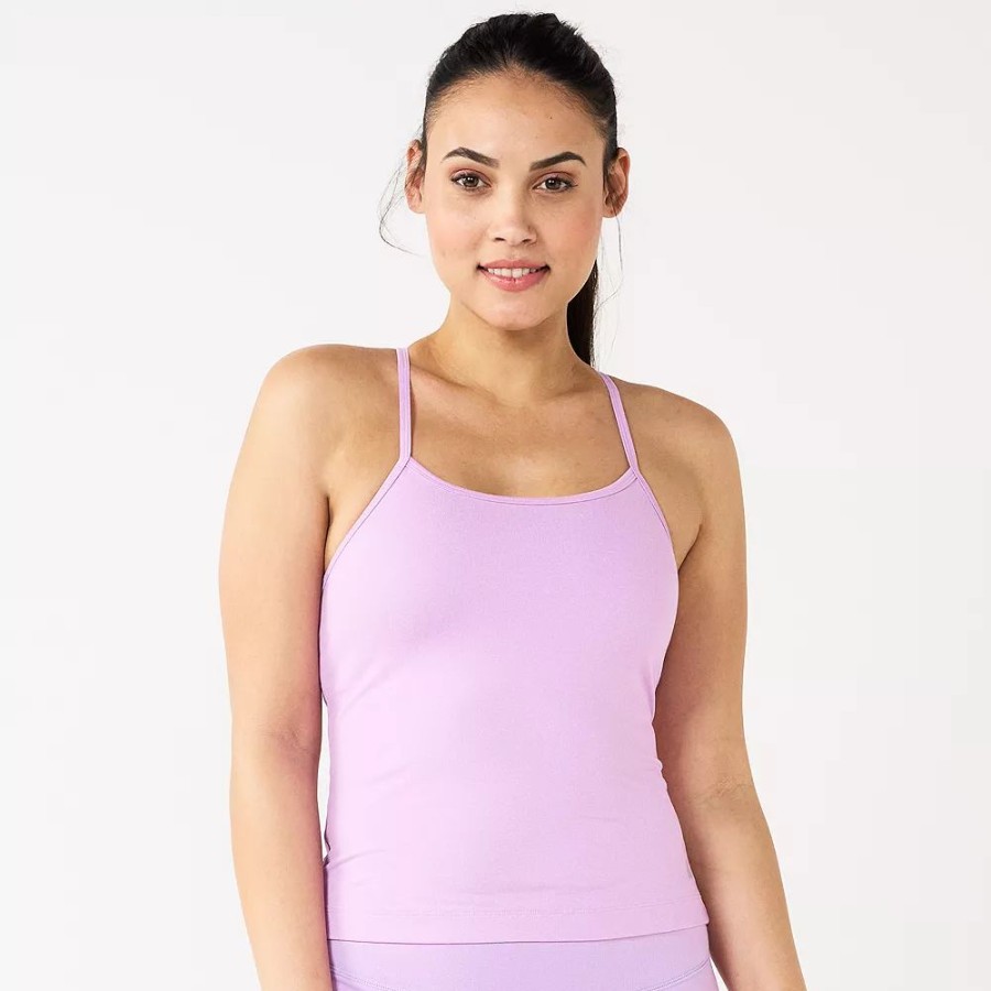 Clothing * | Women'S Tek Gear Brushed Strappy Tank