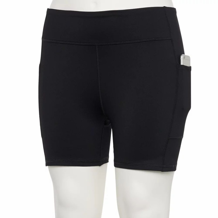 Clothing * | Plus Size Tek Gear Core 5-In. High-Waisted Bike Shorts